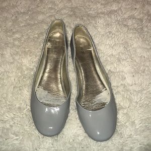 Silver/grey flats